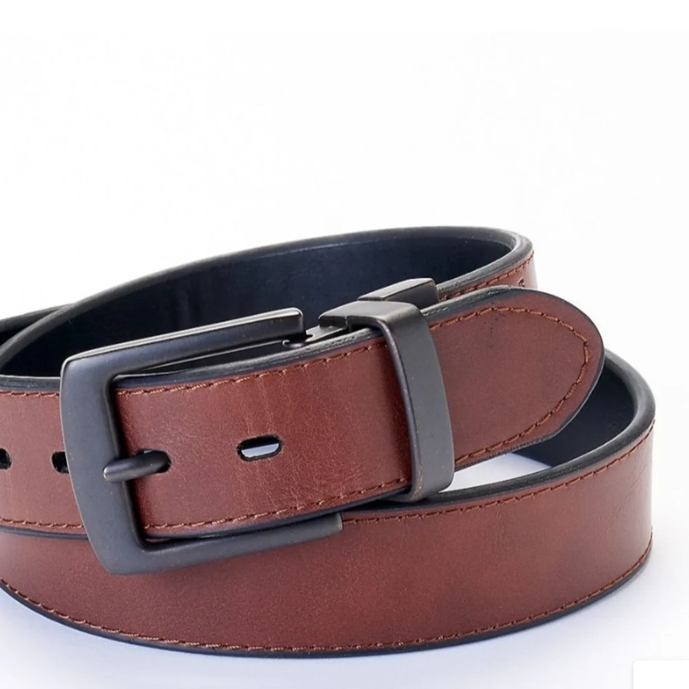 NWT Boys Levis Black/Brown Reversible Belt